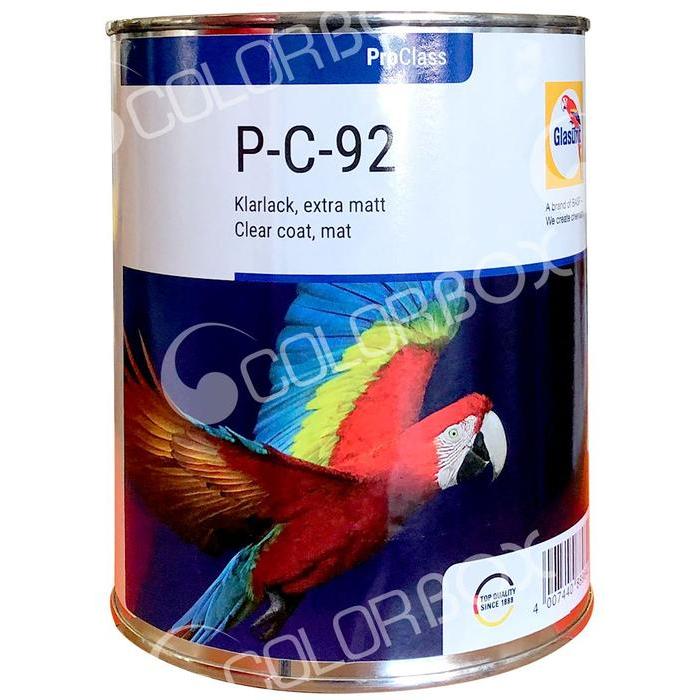 PC92 - Vernis carrosserie GLASURIT extra mat 0.75L - GLASURIT