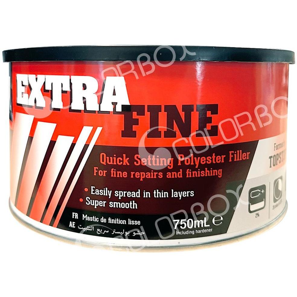 UPEF/M - Mastic polyester de finition UPOL en boîte Top Stop - couleur beige 750ml - UPOL