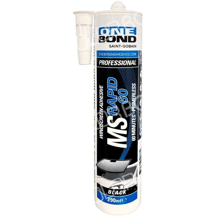 MS_RAPID_60 - Colle pare brise Norton sans primaire 60 min. cartouche 290ml - NORTON