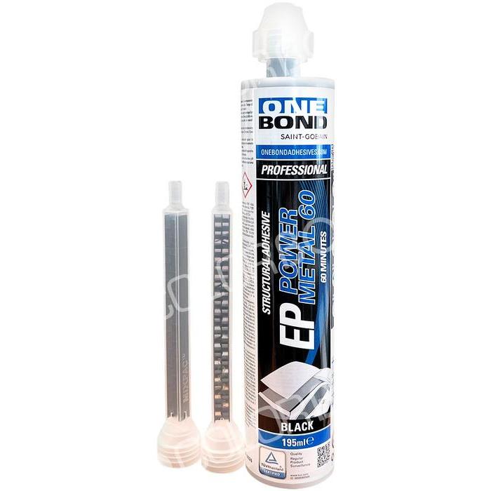 POWER_METAL_60 - Colle One Bond époxy pour métal en 60 minutes cartouche de 195ml - ONE BOND