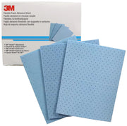 3M 10 fogli abrasivi flessibili su schiuma 3M 139 x 172mm