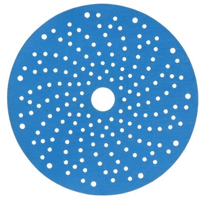 51377 - 100 disques abrasifs multi-trous P240 diamètre 150mm