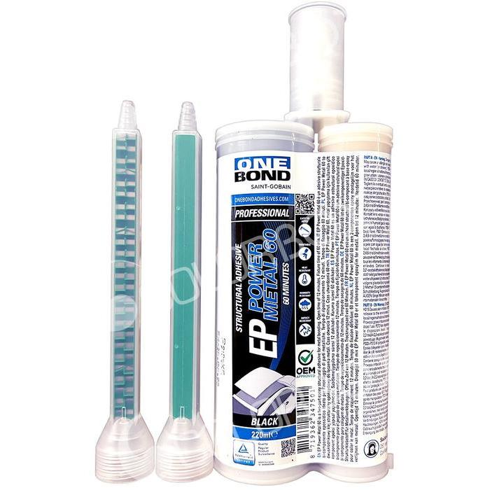 POWER_METAL_60_EP - Colle One Bond époxy pour métal en 60 minutes cartouche de 220ml - ONE BOND