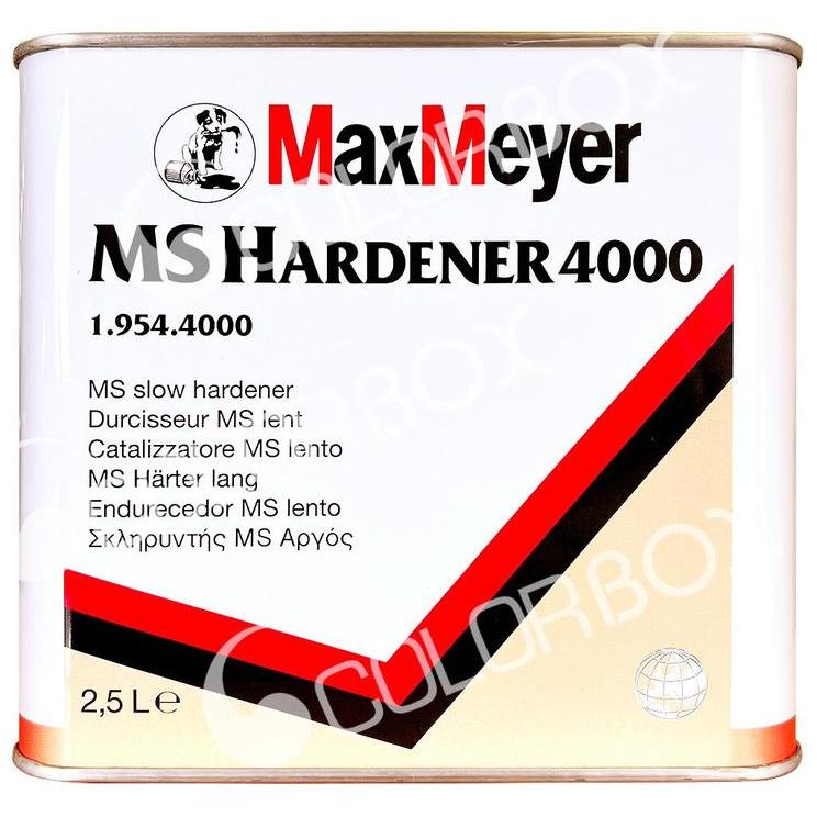 MS4000 - Durcisseur MAX MEYER lent pour apprêt MULTIPRIME et vernis MAT/SATIN 2.5L - MAX MEYER