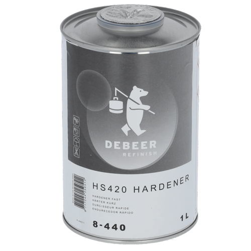 8-440 - Durcisseur DEBEER rapide HS420 1L pour vernis 8-714 et 8-615 - DEBEER
