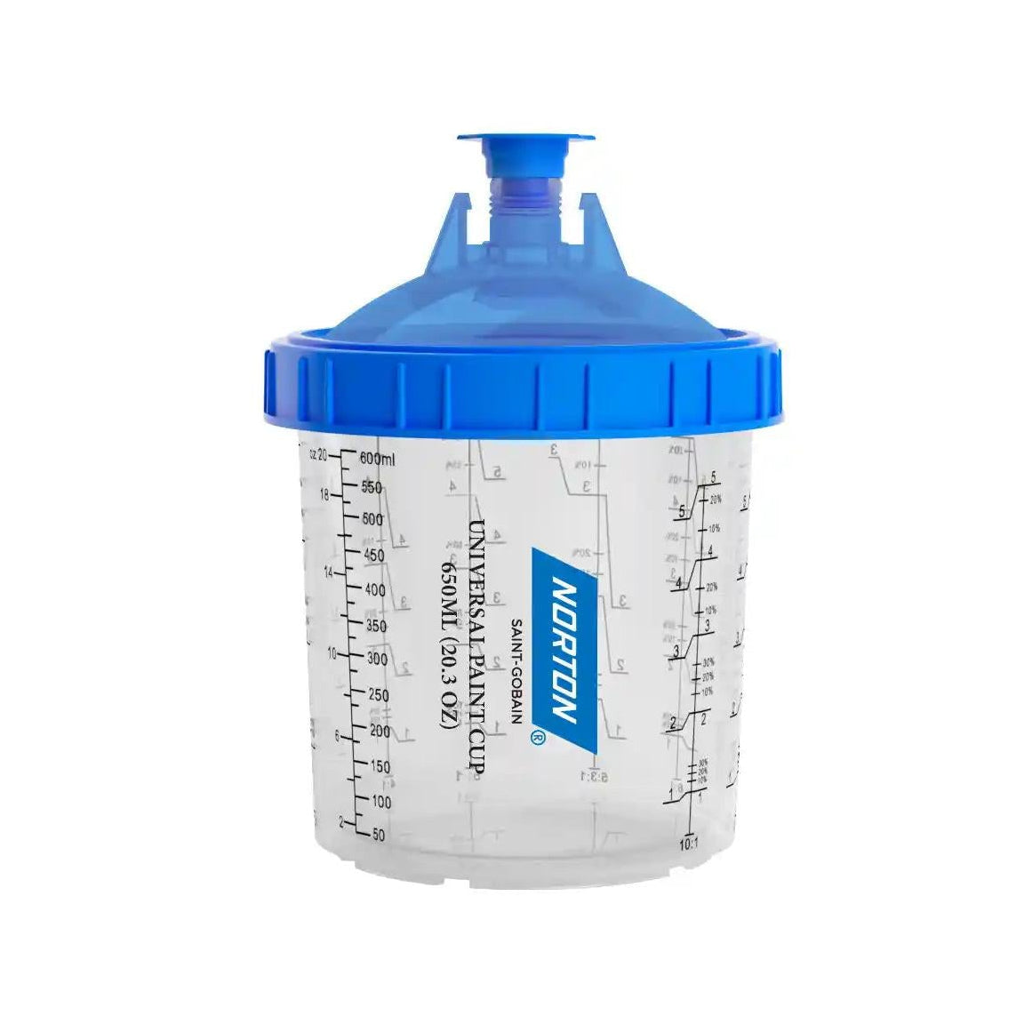 UNIVPS650-190 - 50 Poches jetables NORTON Universal Paint Cups 190µ 650ml - NORTON