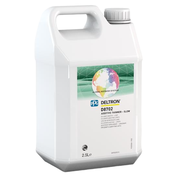 D8702 - Diluant PPG additif lent pour brillant direct D60xx 2.5L - PPG