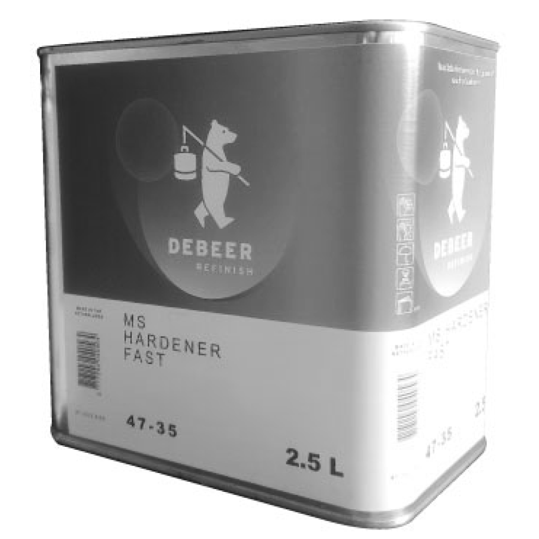47-35 -Durcisseur DEBEER MS rapide 2.5L pour apprêt 8-145 - DEBEER