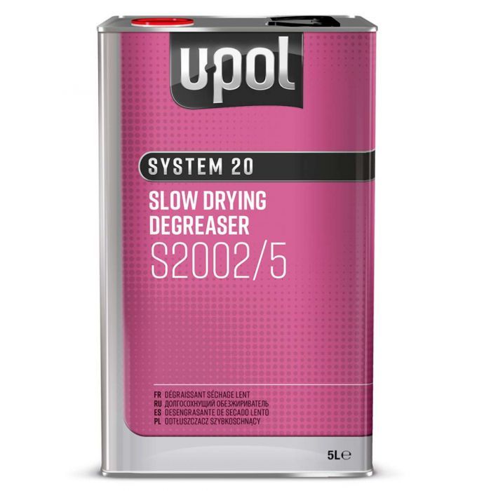 S2002/5 - Dégraissant UPOL solvant lent 5L - UPOL