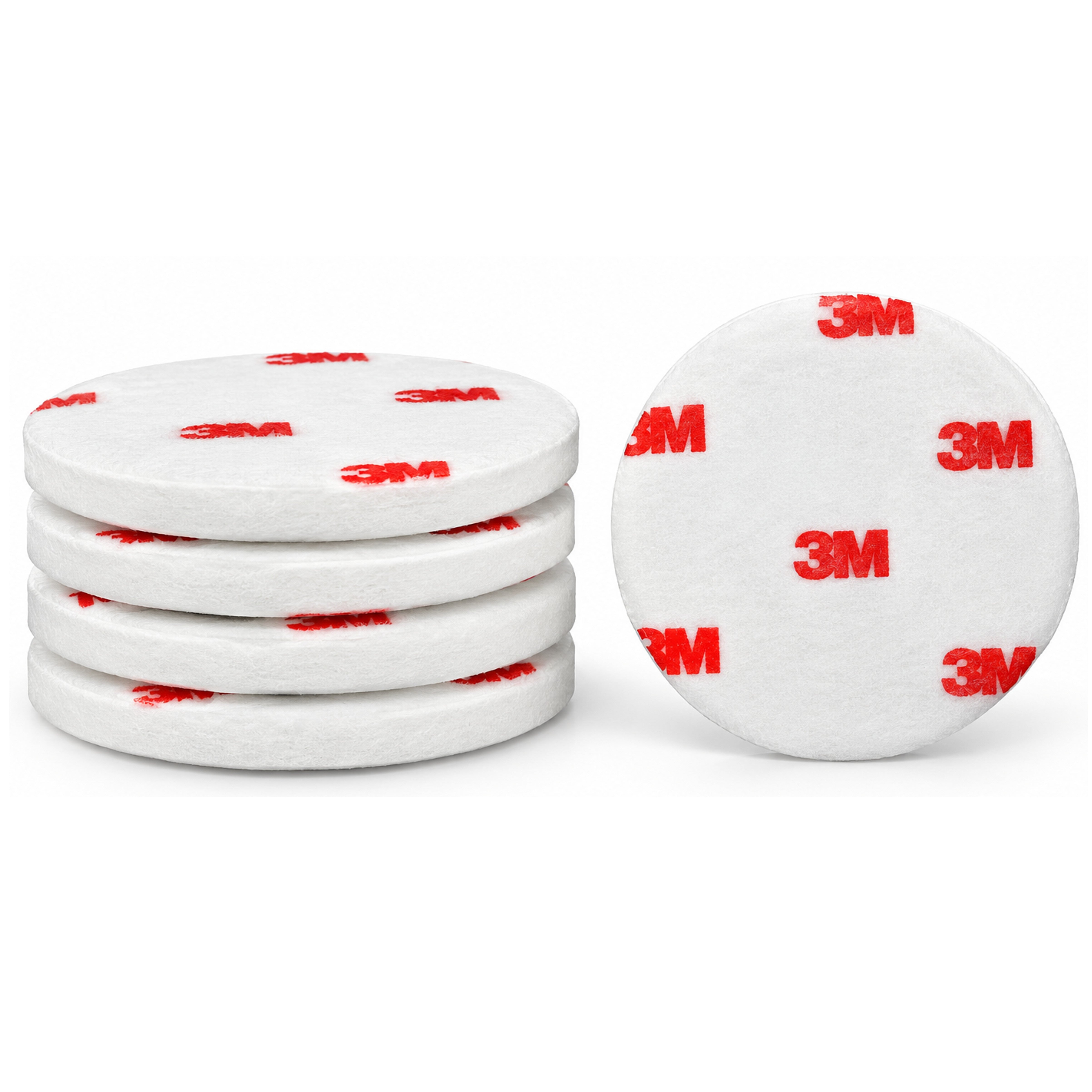 50016 - 5 disques feutres de lustrage 3M Finess-It diamètre 75mm
