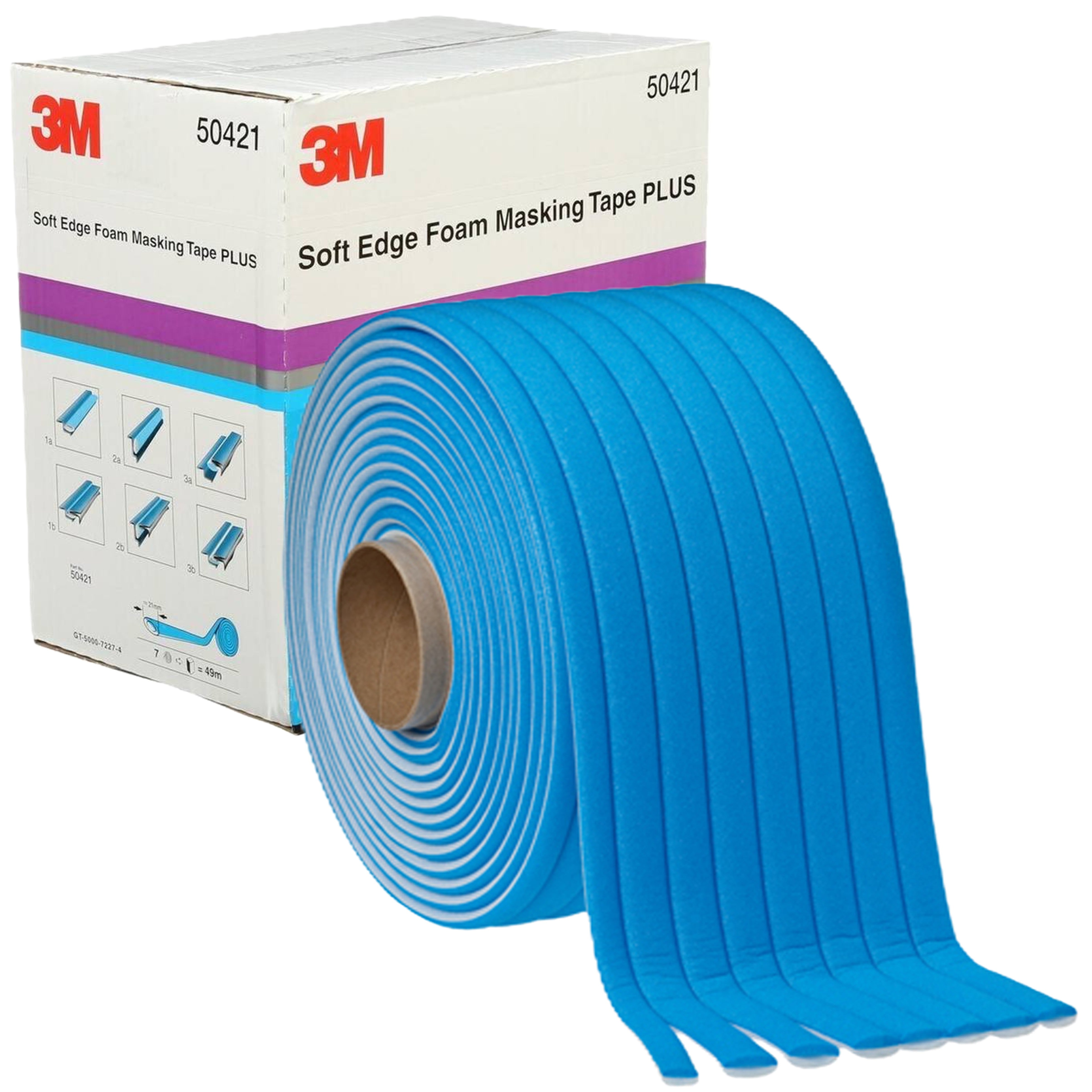 50421 - Ruban mousse de masquage 3M 21mmx49m