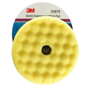50879 -  mousse de polissage 3M alvéolée jaune à montage facile - diamètre 150mm