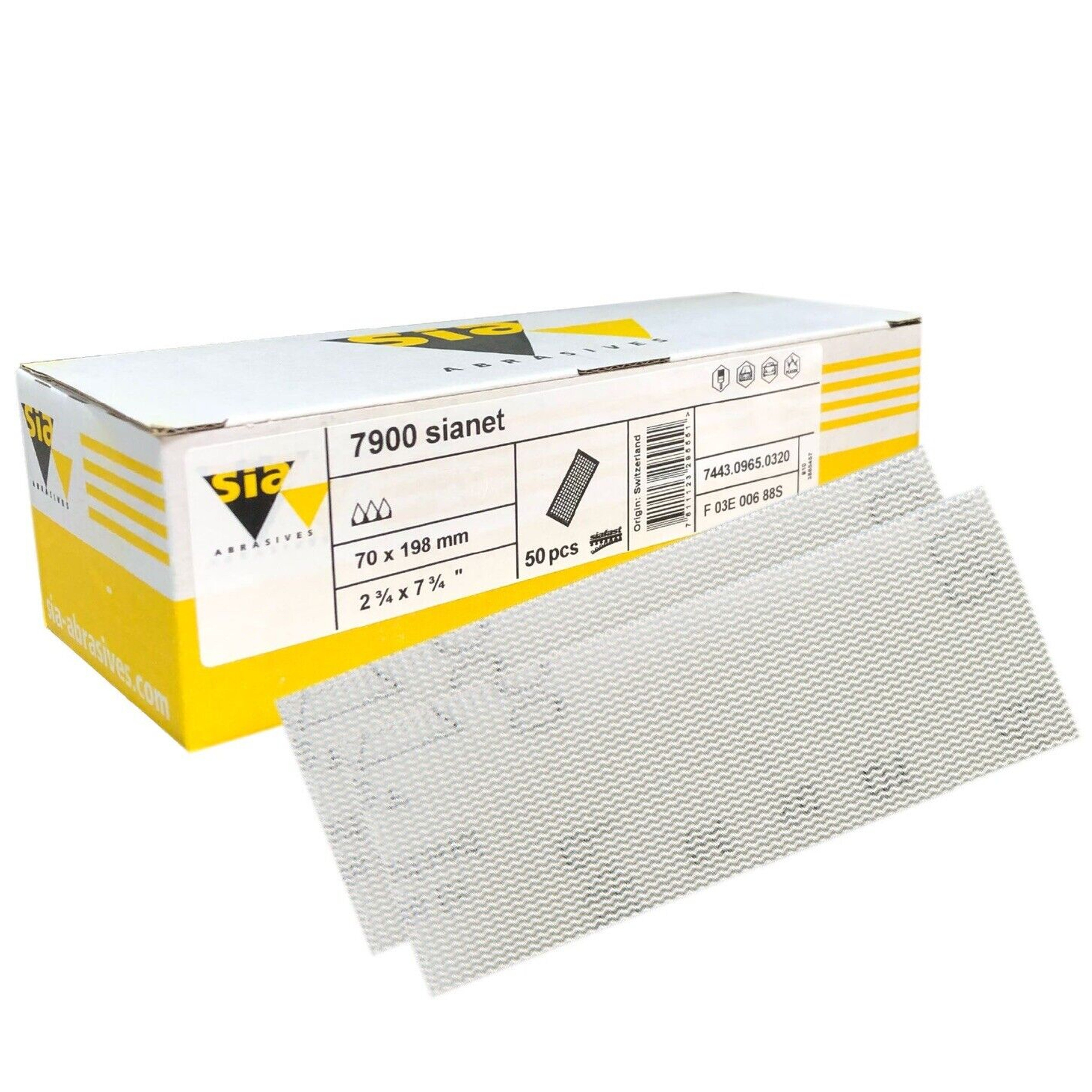 50 slip-skivor SIANET dimension 70x198 mm