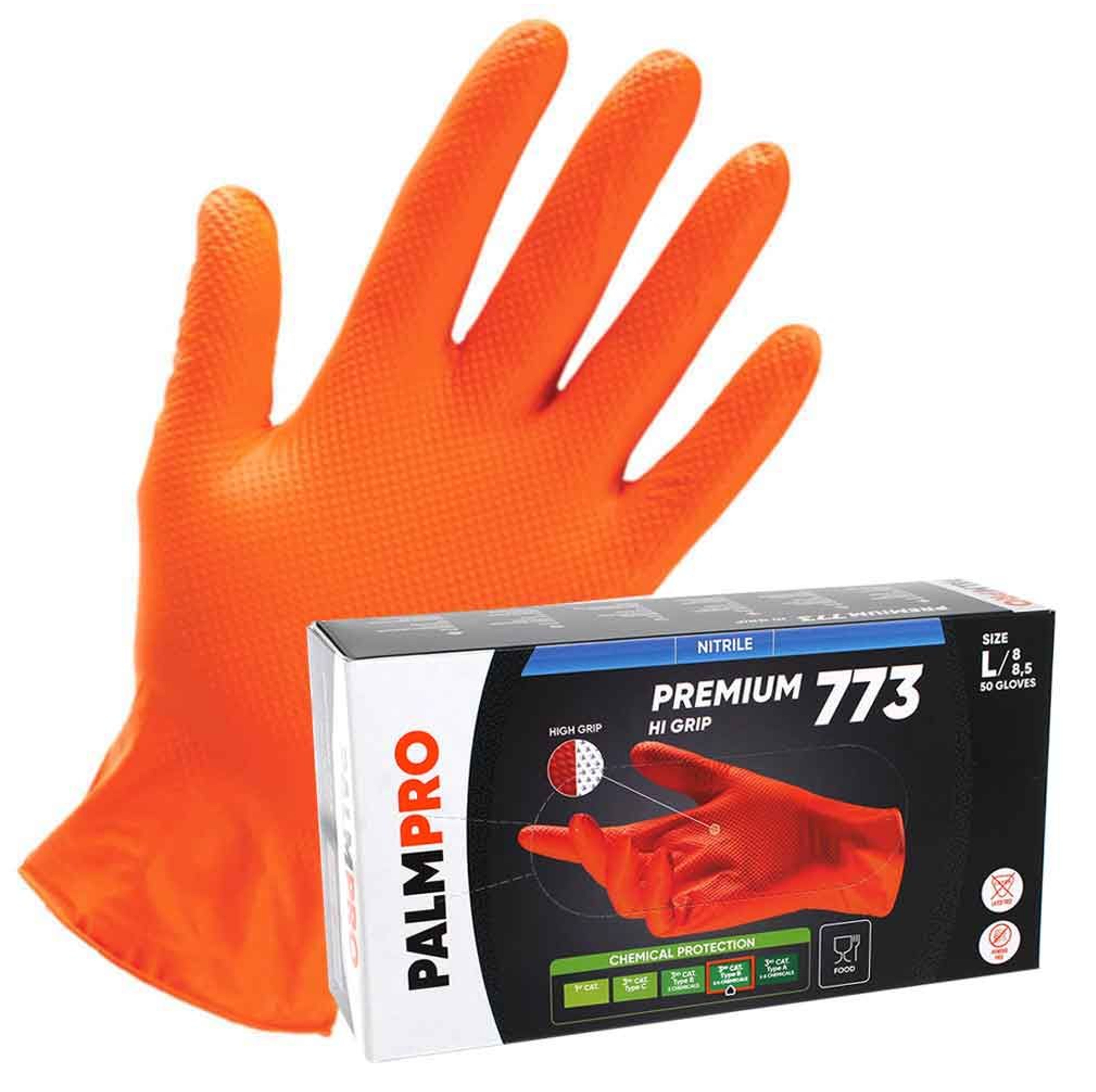 50 gants SIFA HI-GRIP à picots anti-dérapant