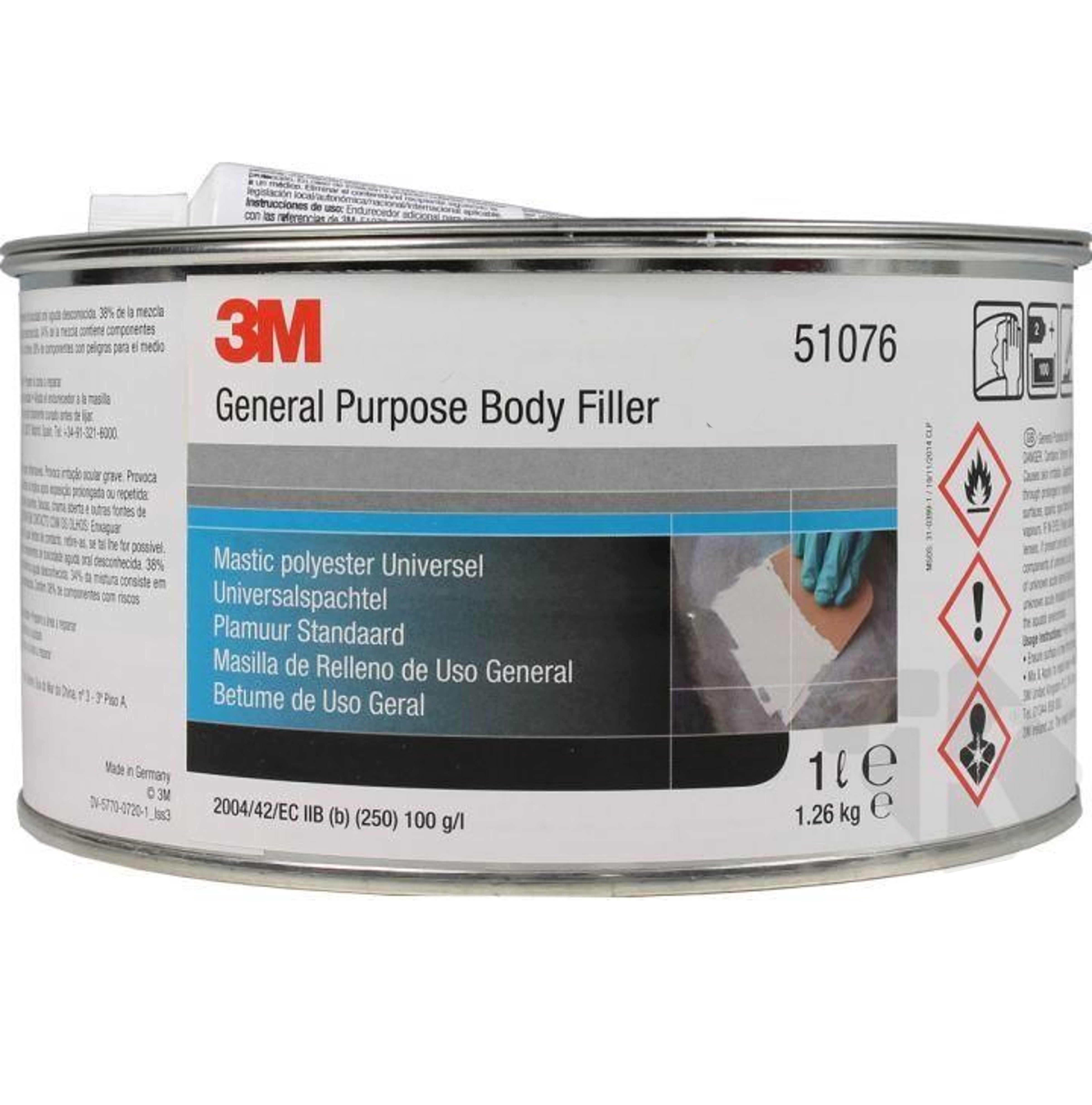 51076 - 3M Universalkitt Polyester 1L