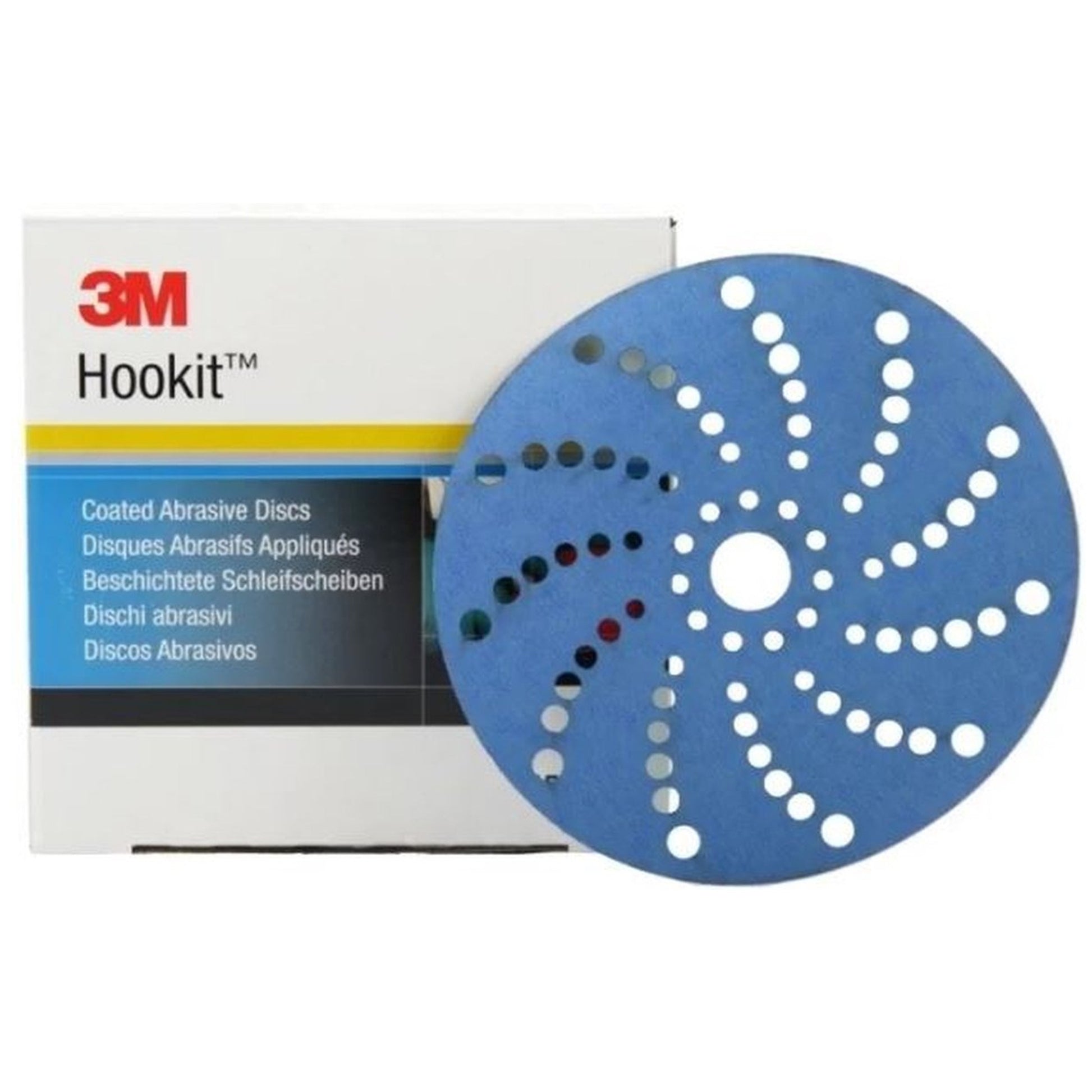 100 disques abrasifs 3M multi-trous diamètre 150mm P500 - 3M
