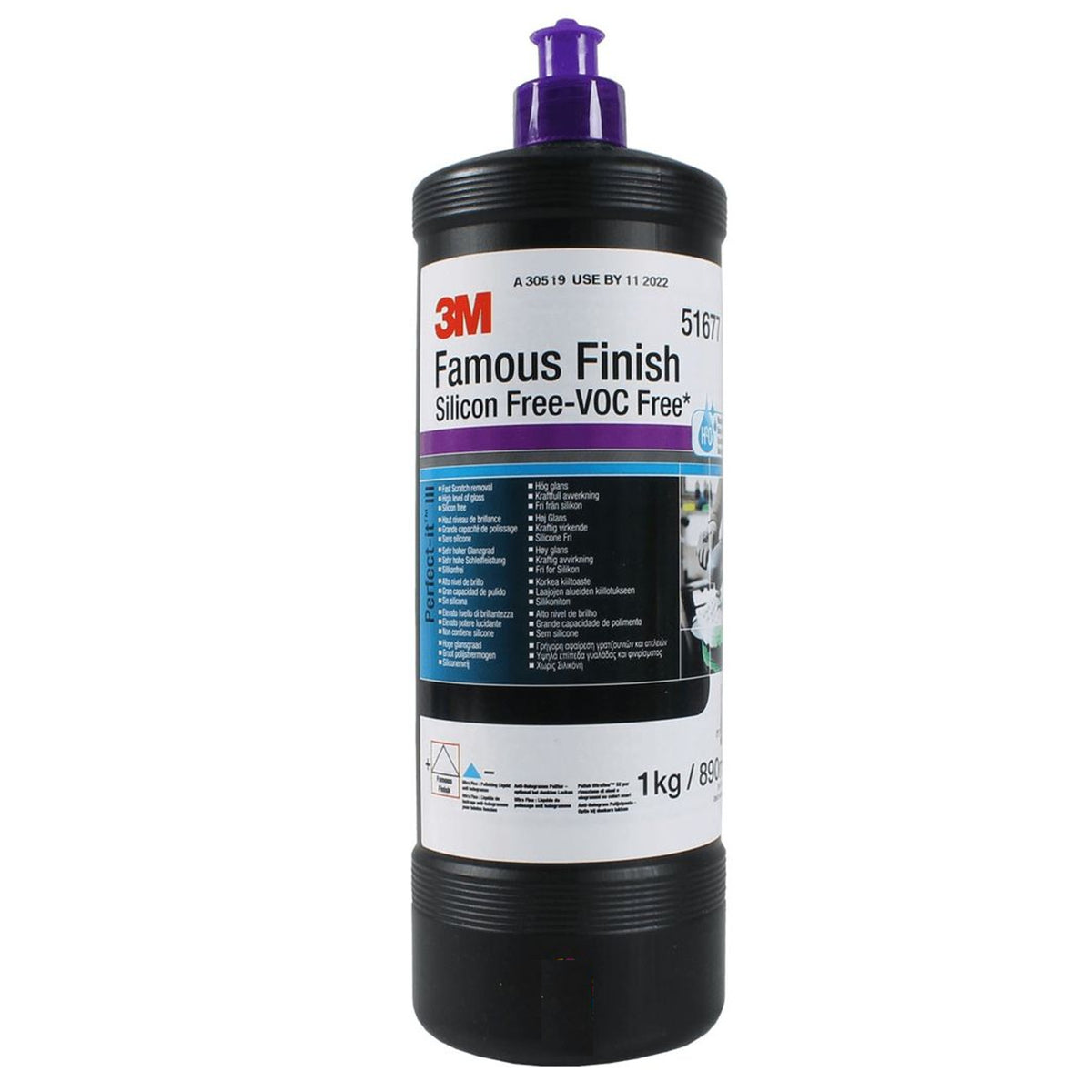 51677 - Liquide de lustrage peinture fraîche 3M Famous Finish