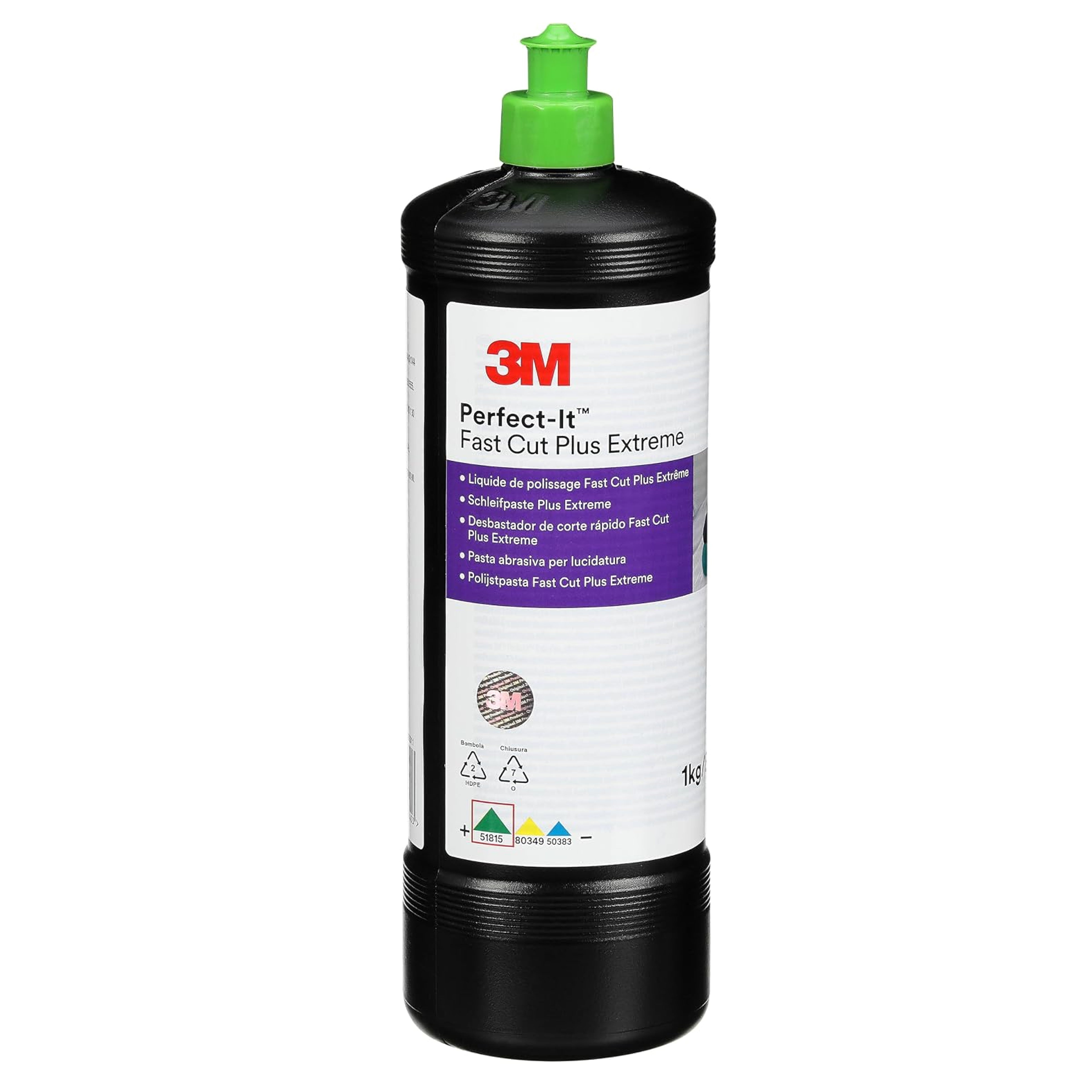 51815 - Poleringsvätska fast cut plus extrem grön kork 865 ml
