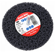 51924 - 10 3M violette XT ZS Entlackeräder auf 6mm Schaft Durchmesser 100mm x 13mm