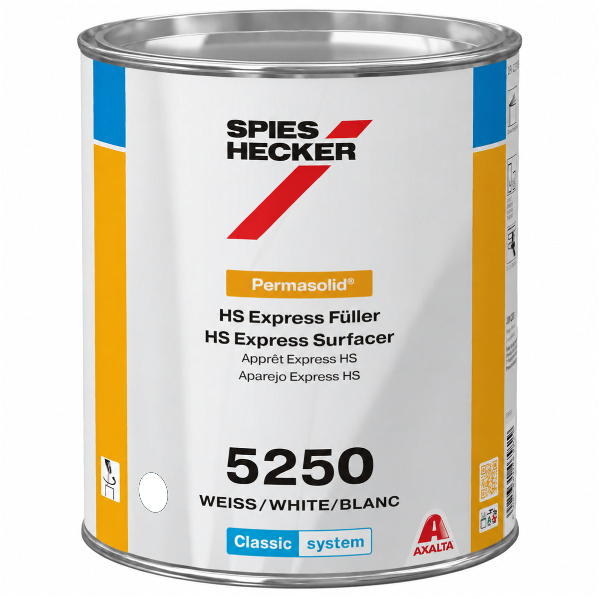 5250W - SPIES HECKER Express Surfacer HS Hvid 3.5L