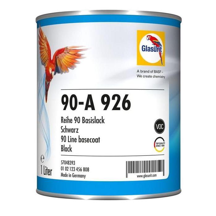 90A926 - Peinture carrosserie GLASURIT Black 1L - GLASURIT