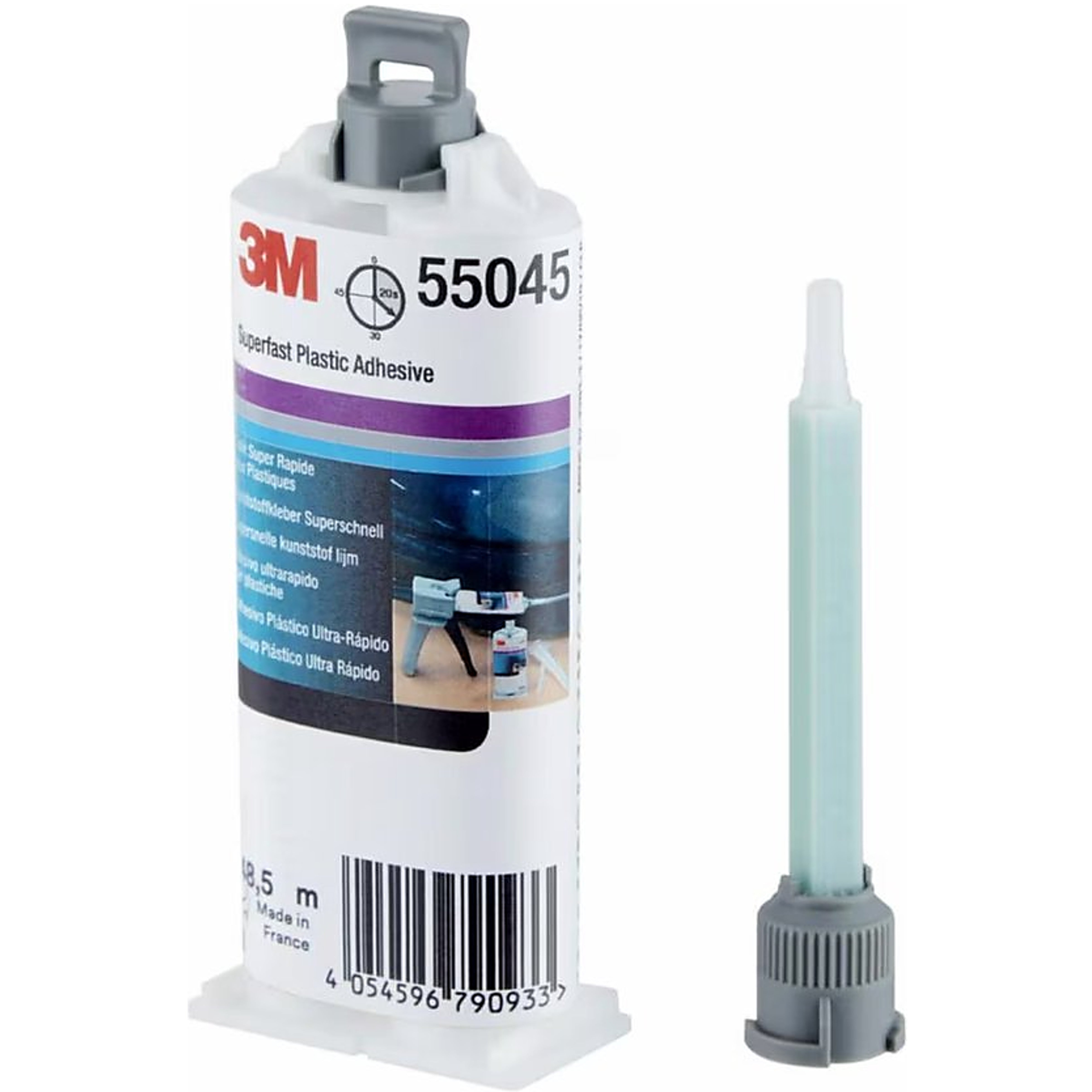 55045 - Colle 3M super rapide pour plastiques 50 mlAY