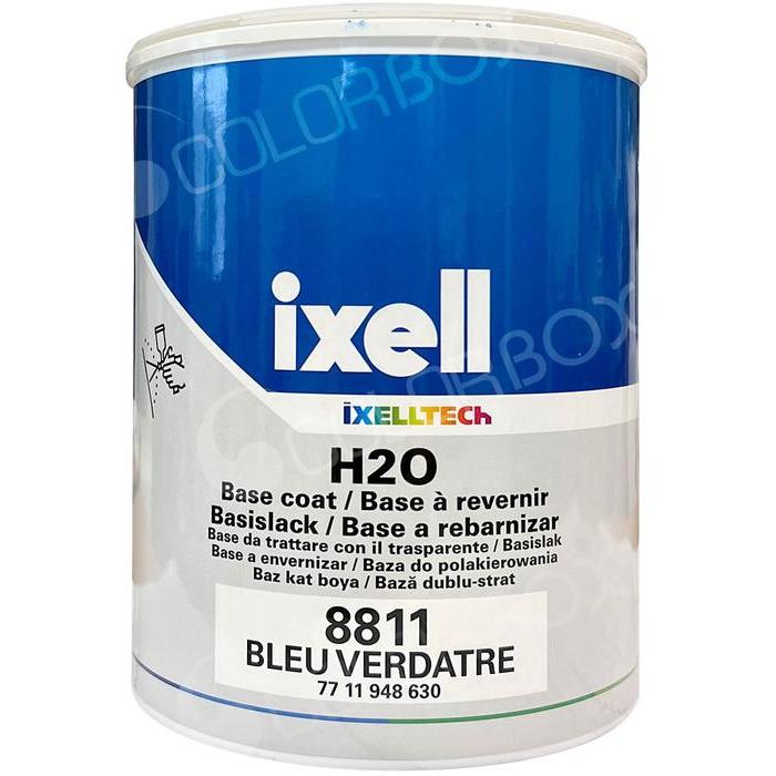 8811 - Peinture carrosserie IXELLTECH 7711948630 Bleu verdâtre NF 1L - IXELLTECH