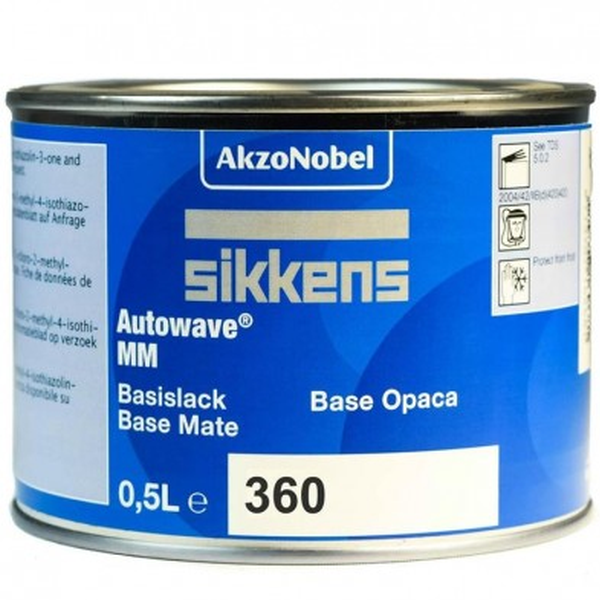 MM360 - Peinture carrosserie SIKKENS Oxyde de fer rouge 0.5L - SIKKENS