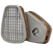 K6051 - 8 pairs of gas and vapor filters A1 3M