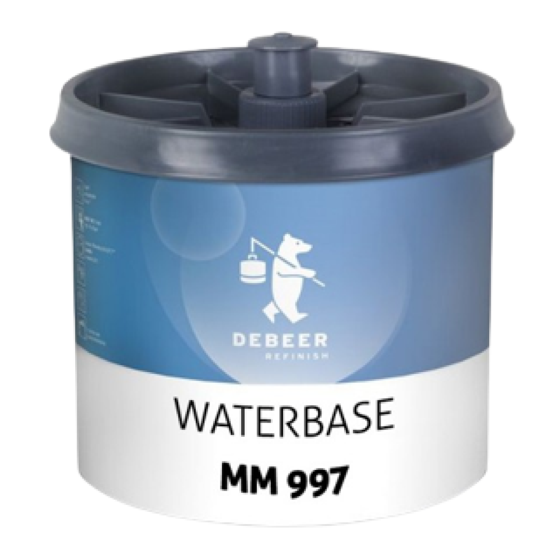 997 - Peinture Hydro DEBEER Rouge xirallic 0.5L - DEBEER