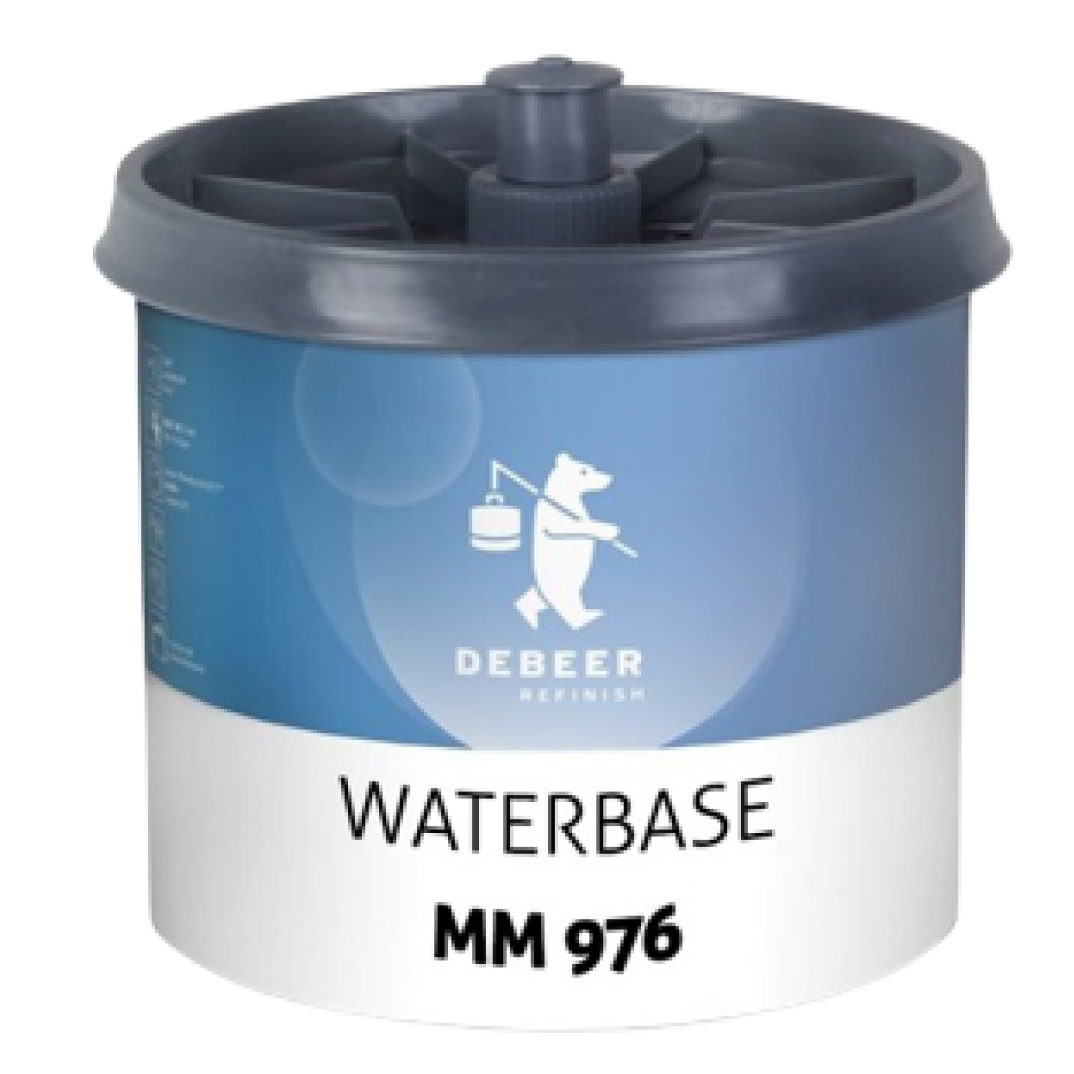 976 - Peinture Hydro DEBEER Bleu nacré fin 0.5L - DEBEER