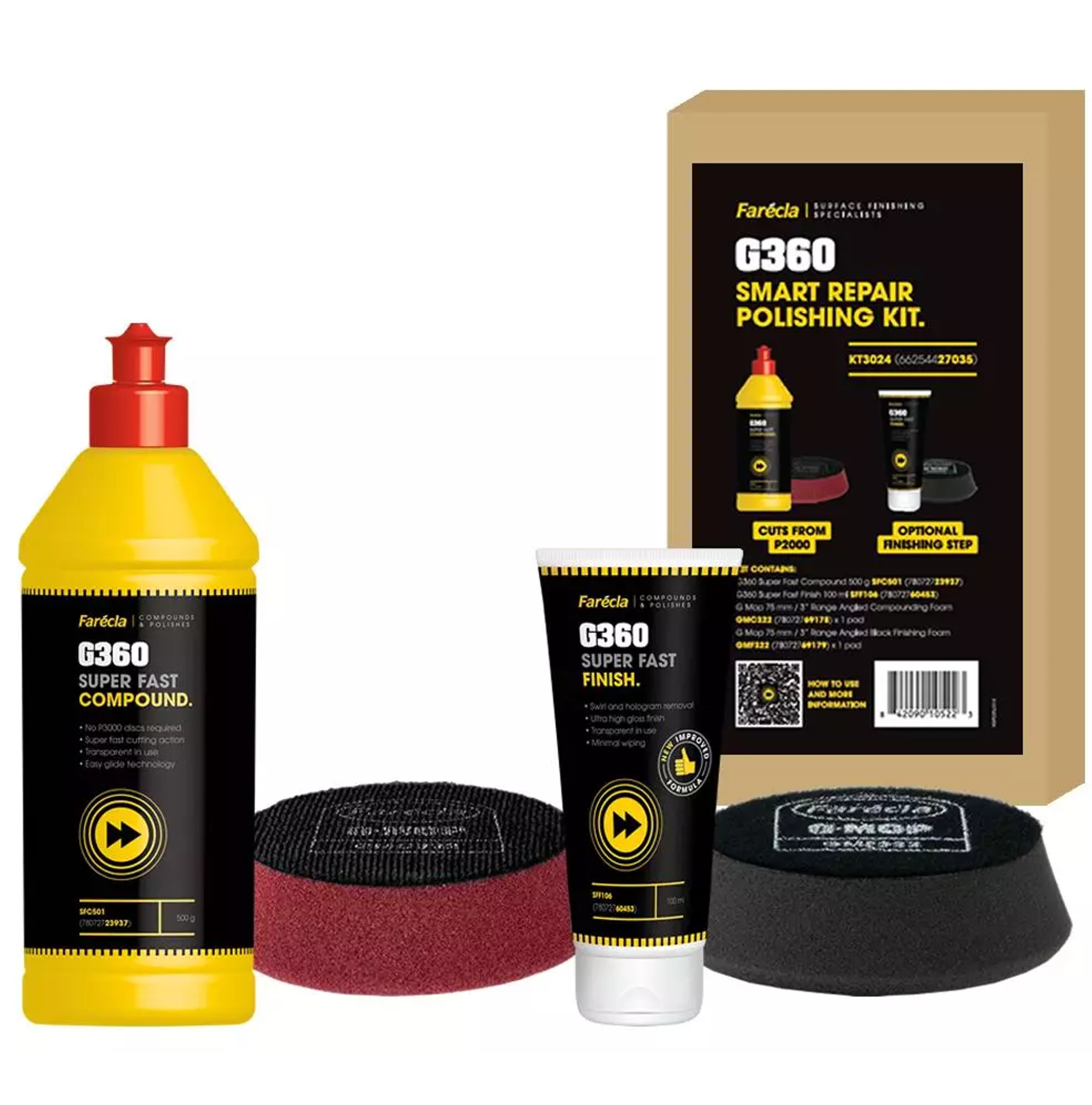 6625442703  - Smart Repair Kit für Politur KT3024 und Polieren FARECLA G360