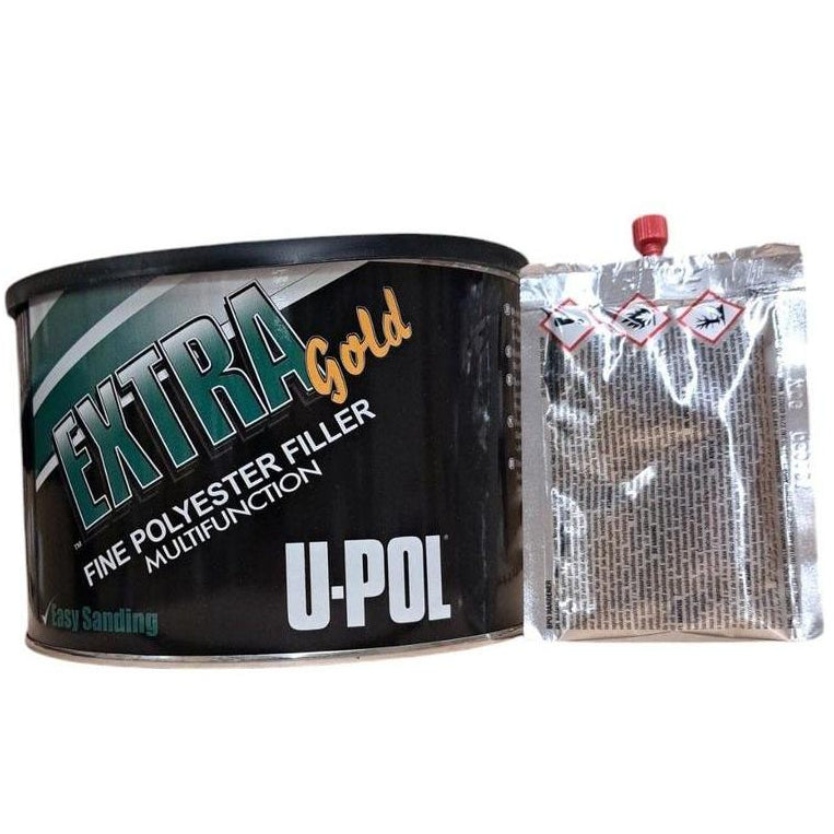 UPEG/2 - Mastic polyester UPOL multifonction extra gold beige 1.1L + durcisseur - UPOL