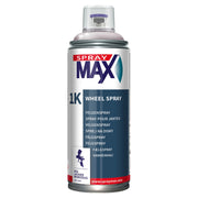 680040 - Aérosol SPRAY MAX 1K argent spécial jantes neuves et usagées 400ml