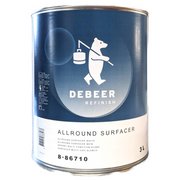 8-86710 - Apprêt DEBEER Blanc polyvalent garnissant & Mouillé sur mouillé sans ponçage 3L - DEBEER