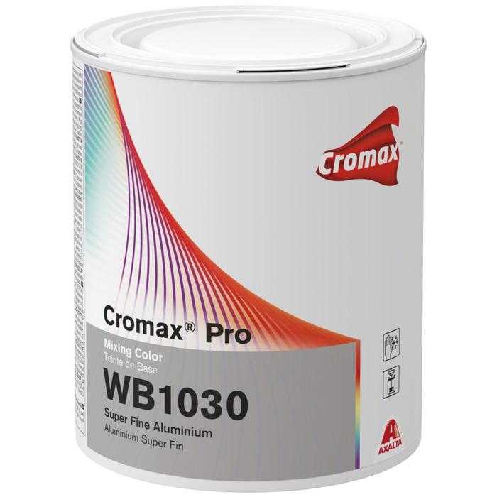 WB1030 - Peinture carrosserie CROMAX PRO Aluminium super fin 1L - CROMAX PRO