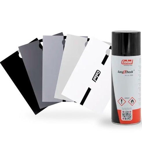 KIT_PLAQ_BL - 250 plaquettes COLAD-test blanc + vernis 9300 400ml - COLAD