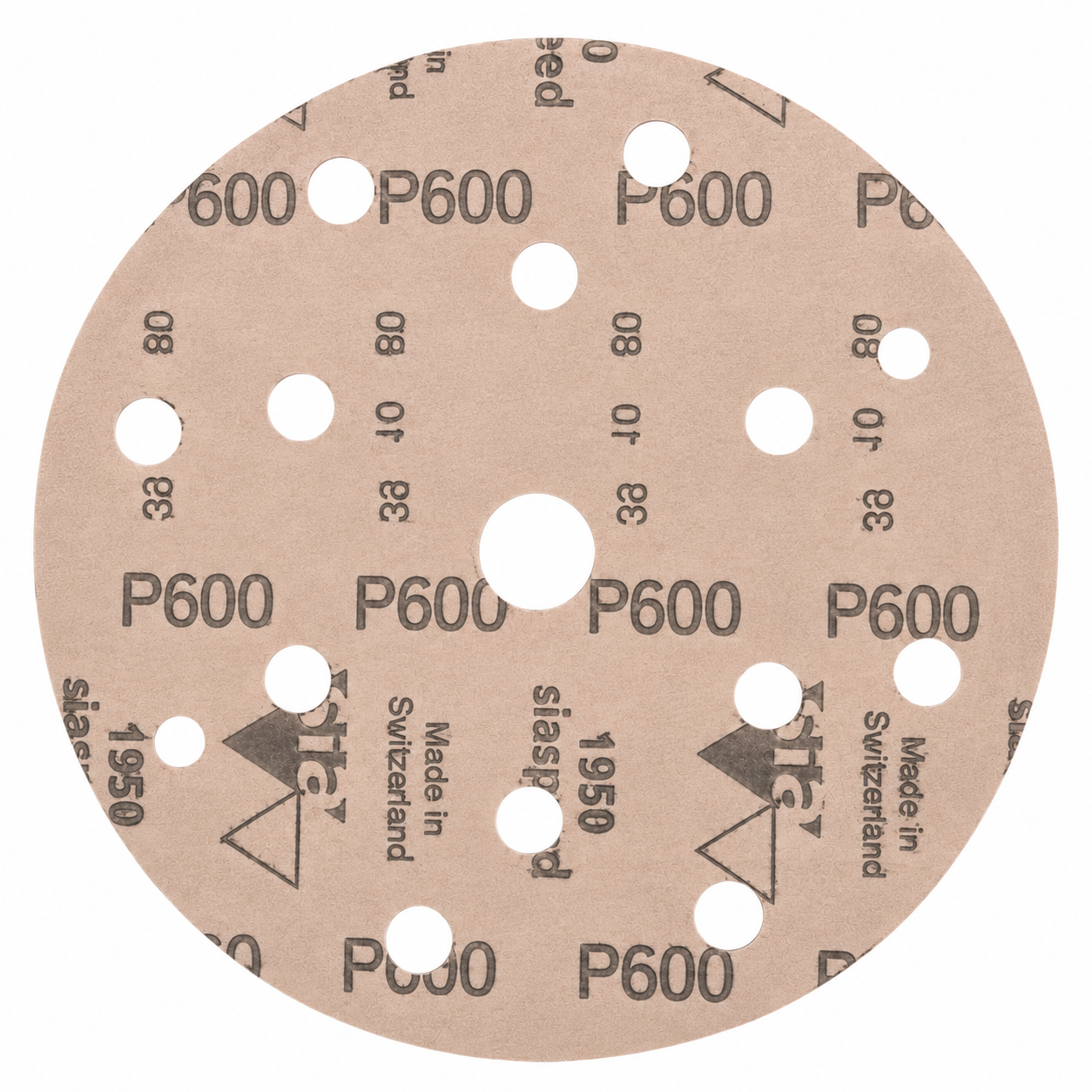 50 st SIA SPEED sliprondeller med filmstöd 15 hål diameter 150mm