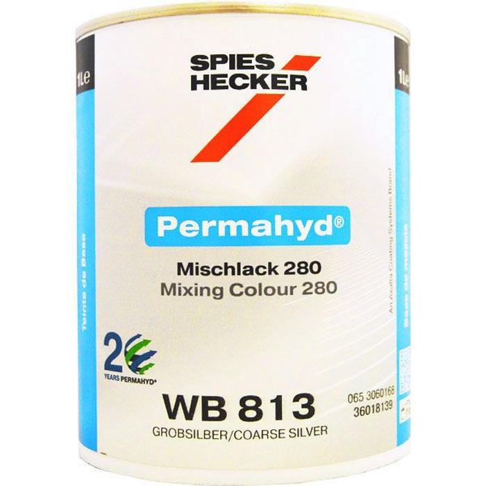 WB813 - Peinture carrosserie SPIES HECKER Aluminium gros 1L - SPIES HECKER
