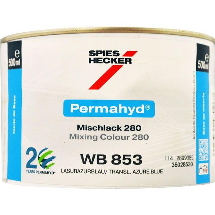 WB853 - Peinture carrosserie SPIES HECKER Bleu azur glacis 0.5L - SPIES HECKER