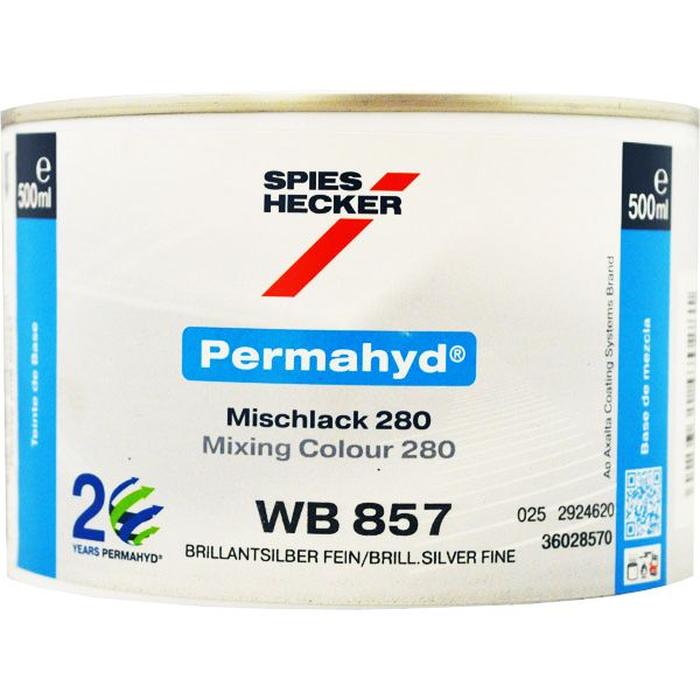 WB857 - Peinture carrosserie SPIES HECKER Aluminium brillant fin 0.5L - SPIES HECKER