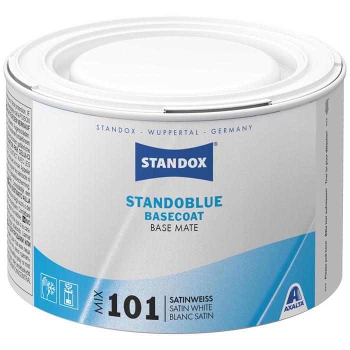 MIX101 - Peinture carrosserie STANDOBLUE Satin White 0.5L - STANDOBLUE