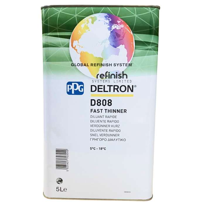 D808 - Diluants PPG Diluant rapide 5L - PPG