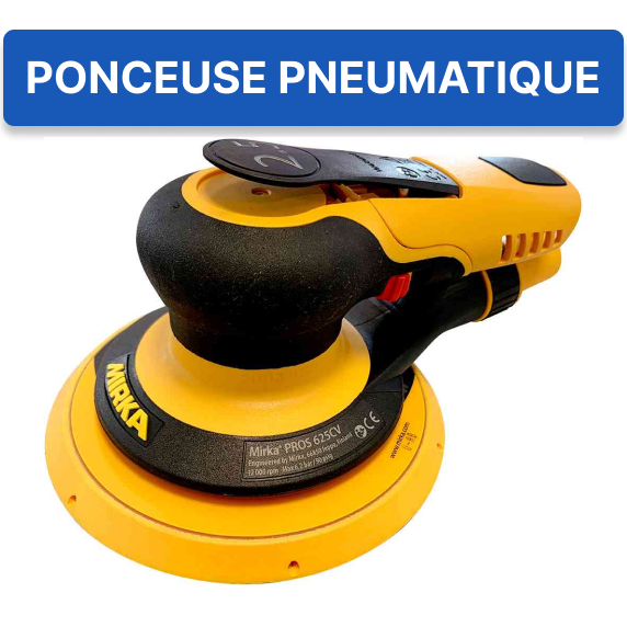 8995625111 - Ponceuse pneumatique finitions diamètre 150mm orbitale 2.5mm - MIRKA