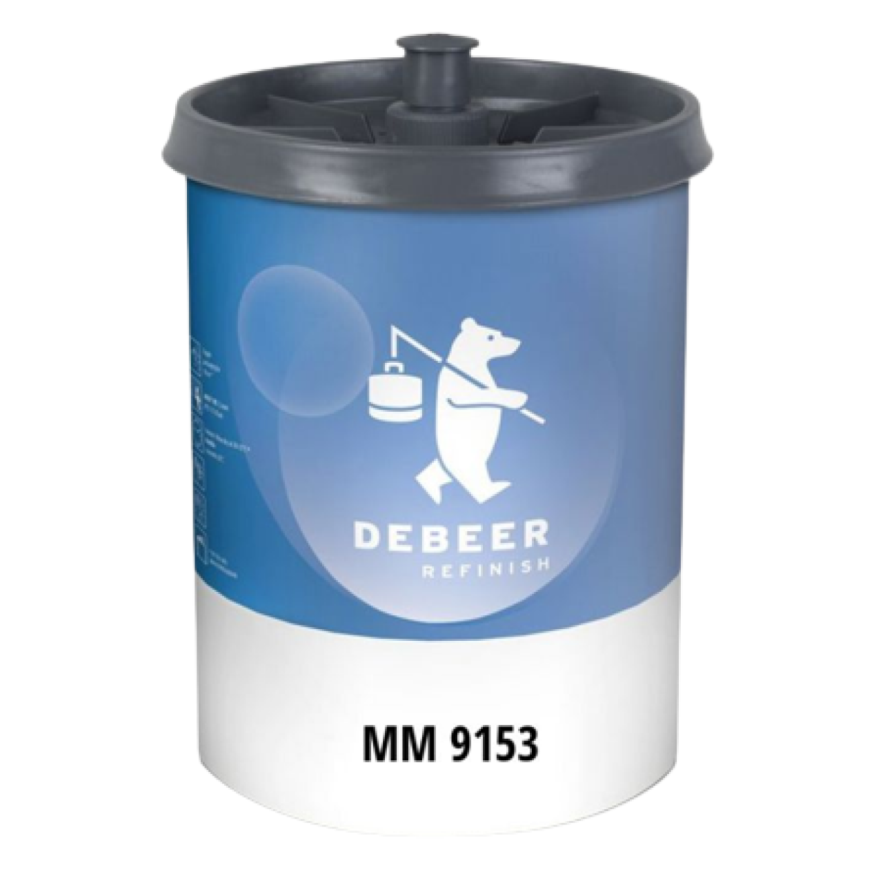 9153 - Peinture Hydro DEBEER Rouge bordeaux translucide 1L - DEBEER