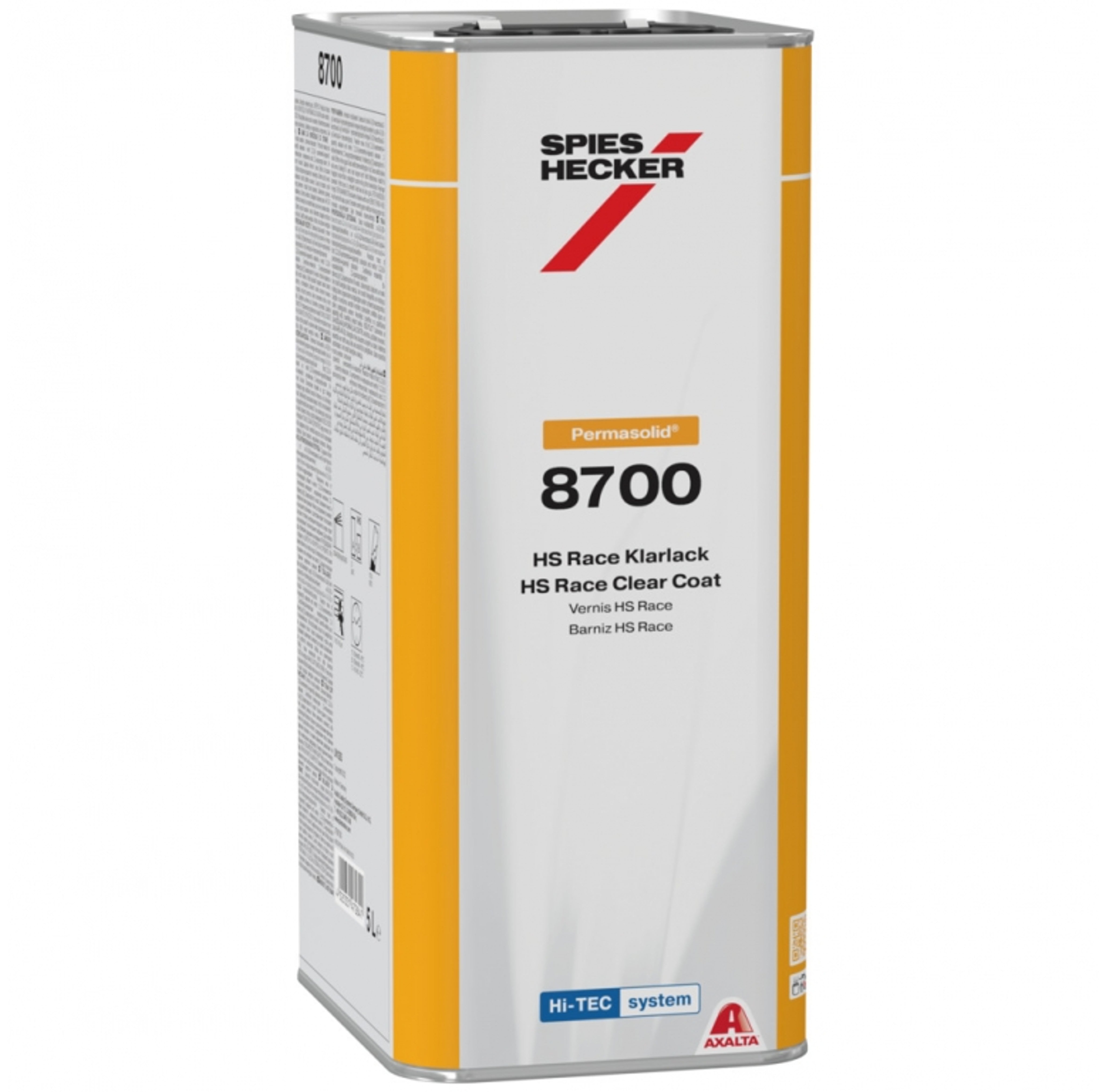8700 - Karosserielack SPIES HECKER, schnelltrocknend Permasolid HS RACE 5L