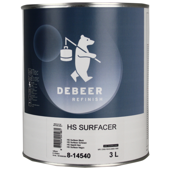 8-14540 - Apprêt DEBEER noir garnissant 3L - DEBEER