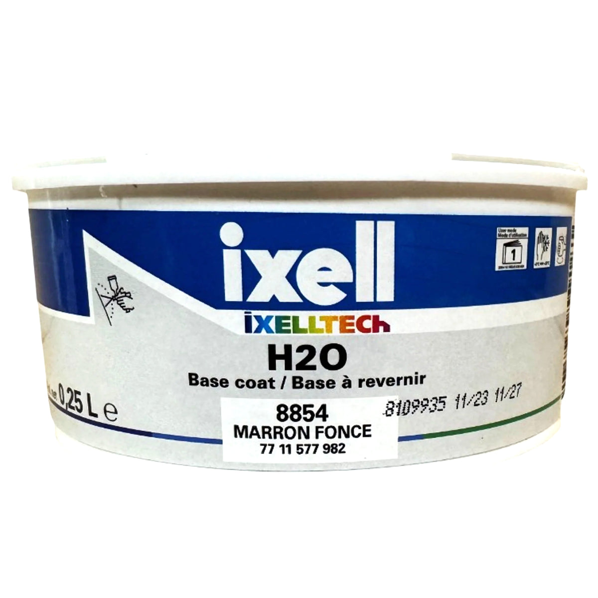 8854 - Peinture carrosserie IXELLTECH 7711577982 Marron foncé 0.25L