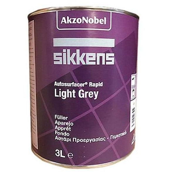 523105 - Primer SIKKENS gris clair autosurfacer rapide 3L - SIKKENS