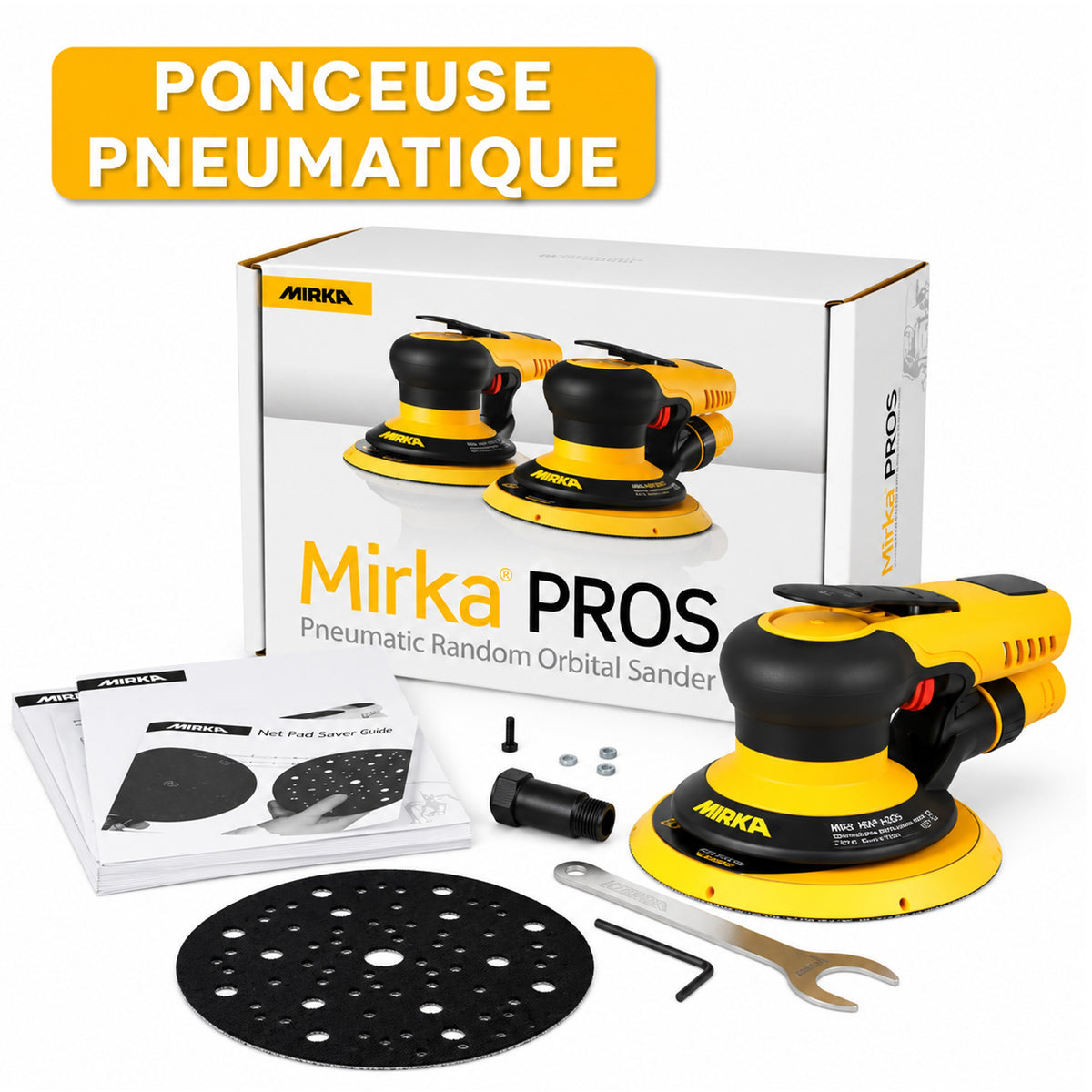 8995650111 - Ponceuse pneumatique standard diamètre150mm orbitale 5mm